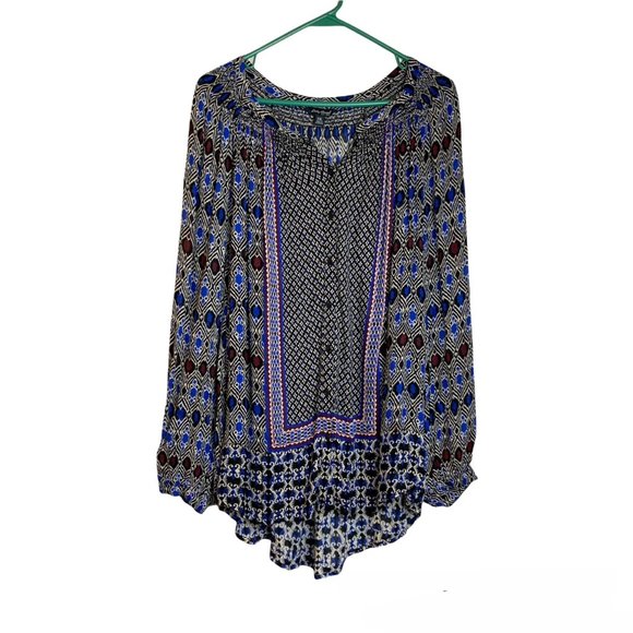 Lucky‎ Brand XXL Button Flowy Blouse - Picture 1 of 8